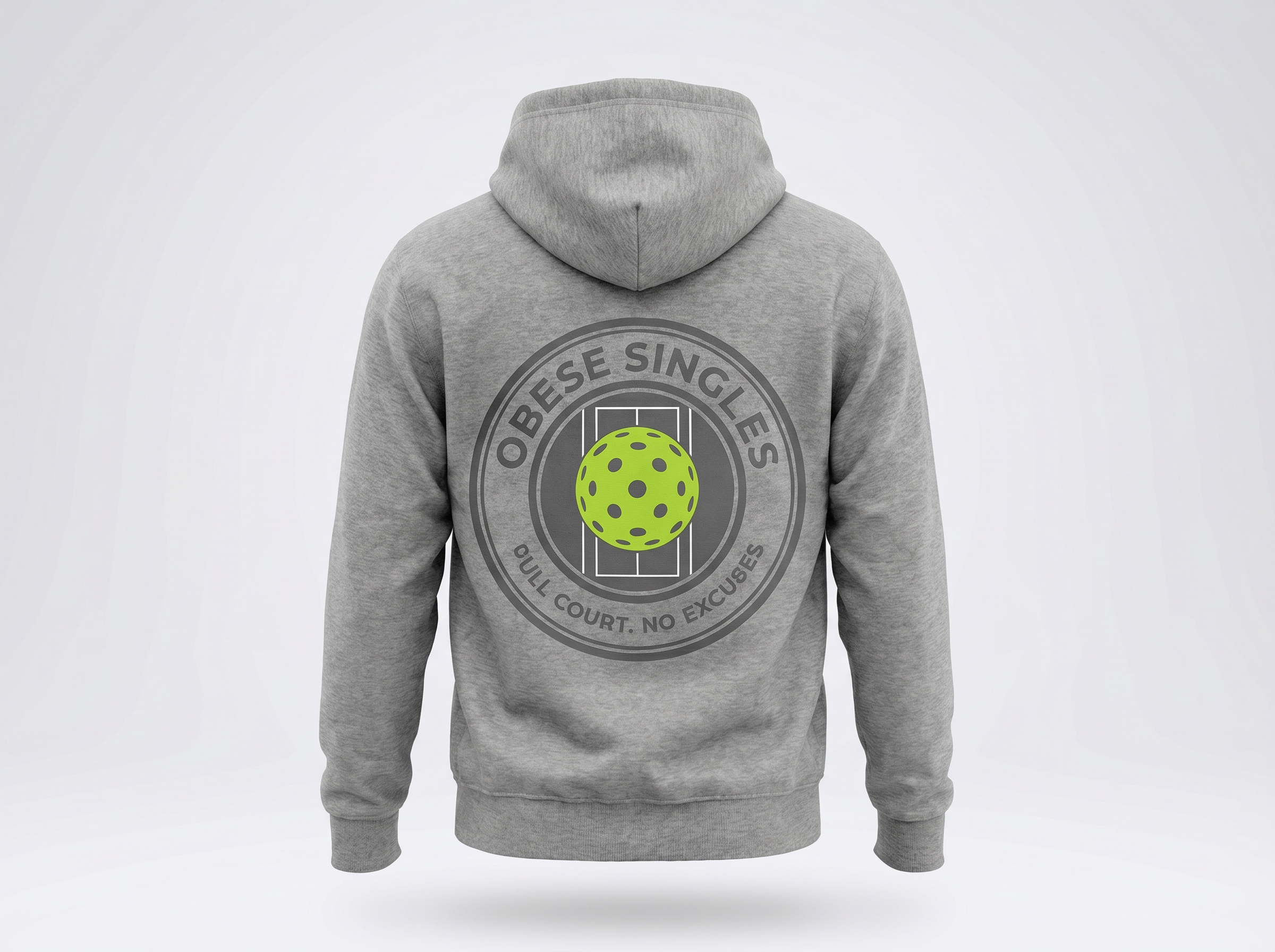 No Excuses Grey Hoodie