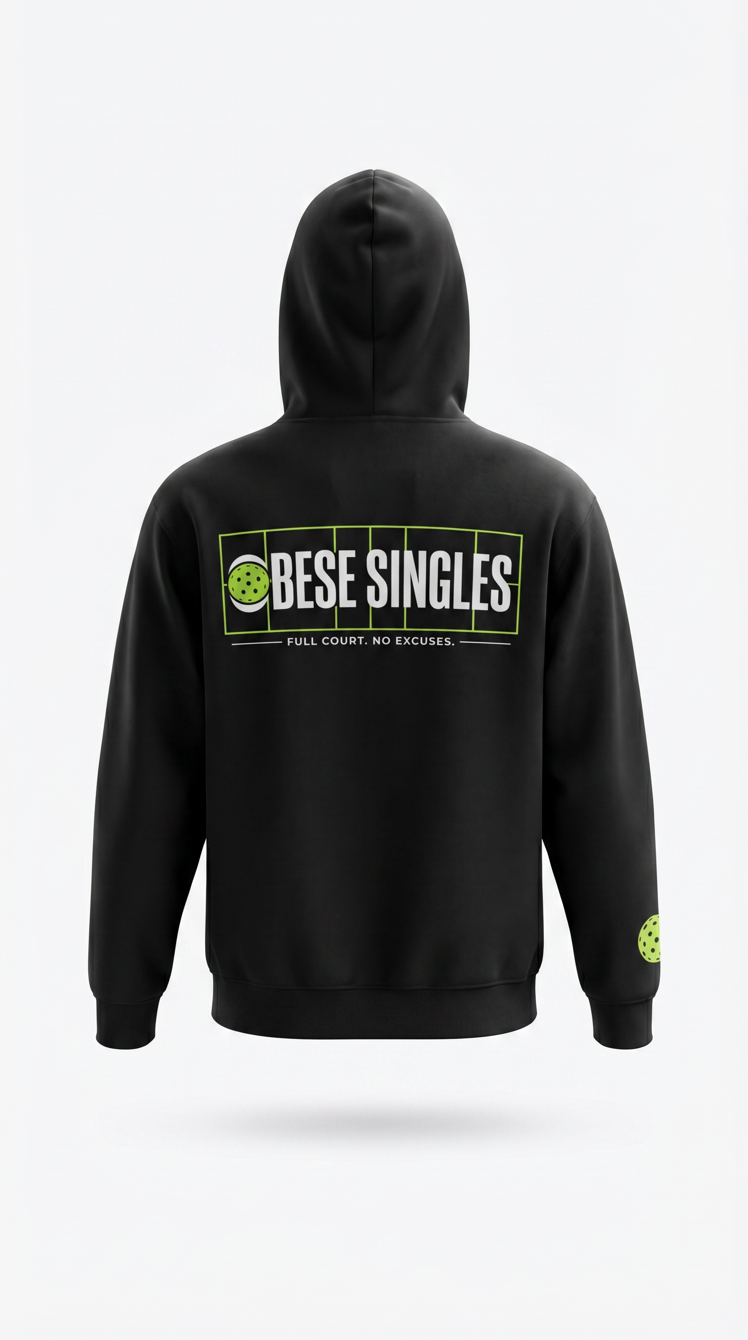 No Excuses Black Hoodie